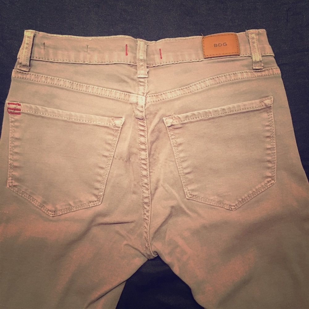 BDG light brown skinny stretch jeans